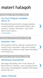 Mobile Screenshot of materi-halaqoh.blogspot.com