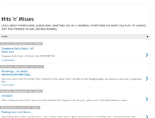 Tablet Screenshot of hits-n-misses.blogspot.com