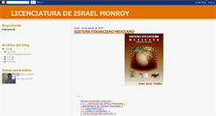 Desktop Screenshot of licenciaturadeisraelmonroy.blogspot.com