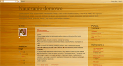 Desktop Screenshot of nauczaniedomowe.blogspot.com