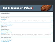 Tablet Screenshot of independentpotato.blogspot.com