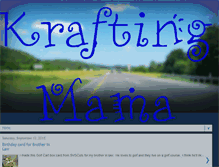 Tablet Screenshot of kraftingmama.blogspot.com