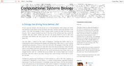 Desktop Screenshot of computationalsystemsbiology.blogspot.com