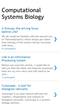 Mobile Screenshot of computationalsystemsbiology.blogspot.com