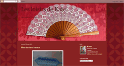 Desktop Screenshot of les-loisirs-de-kate.blogspot.com