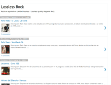 Tablet Screenshot of losslessrock.blogspot.com