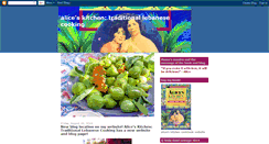 Desktop Screenshot of aliceskitchencookbook.blogspot.com