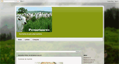 Desktop Screenshot of pecuarianews.blogspot.com