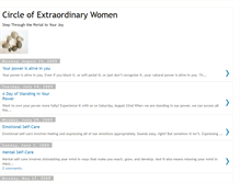 Tablet Screenshot of circleofextraordinarywomen.blogspot.com