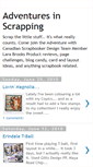 Mobile Screenshot of adventuresinscrapping.blogspot.com
