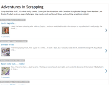 Tablet Screenshot of adventuresinscrapping.blogspot.com
