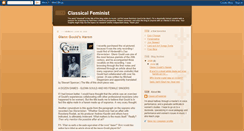 Desktop Screenshot of classicalfeminist.blogspot.com