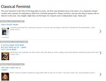 Tablet Screenshot of classicalfeminist.blogspot.com