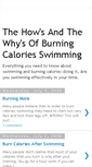 Mobile Screenshot of burncaloriesswimming.blogspot.com