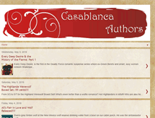Tablet Screenshot of casablancaauthors.blogspot.com