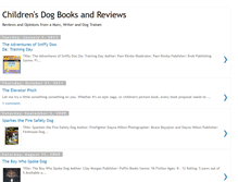 Tablet Screenshot of childrensdogbooks.blogspot.com