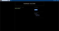 Desktop Screenshot of hannah-hilton-ass.blogspot.com