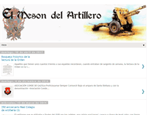 Tablet Screenshot of elmesondelartillero.blogspot.com