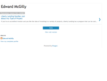 Tablet Screenshot of edwardmcgilly.blogspot.com