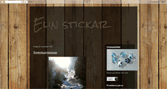 Desktop Screenshot of elinstickar.blogspot.com