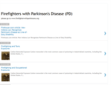 Tablet Screenshot of firefighterswithparkinsons.blogspot.com