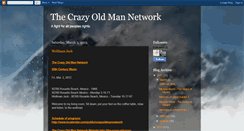 Desktop Screenshot of crazyoldmannetwork.blogspot.com