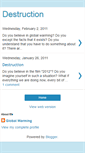 Mobile Screenshot of destruction2011.blogspot.com