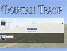 Tablet Screenshot of mountaintramp.blogspot.com