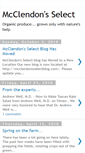 Mobile Screenshot of mcclendonsselect.blogspot.com
