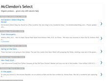 Tablet Screenshot of mcclendonsselect.blogspot.com
