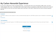 Tablet Screenshot of co2poisoning.blogspot.com