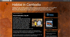 Desktop Screenshot of habitat2cambodia.blogspot.com