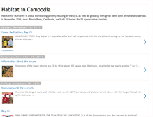 Tablet Screenshot of habitat2cambodia.blogspot.com