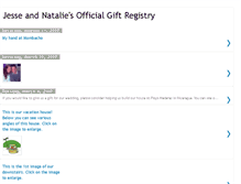 Tablet Screenshot of jesseandnatalie.blogspot.com