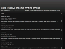 Tablet Screenshot of makepassiveincomewriting.blogspot.com