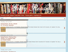 Tablet Screenshot of geekyreading.blogspot.com