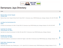 Tablet Screenshot of damansarajayadirectory.blogspot.com