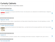Tablet Screenshot of curiositycabinets.blogspot.com