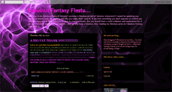 Desktop Screenshot of fabulousfantasyfiesta.blogspot.com