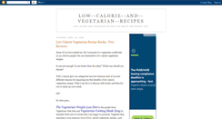 Desktop Screenshot of low--calorie--and--vegetarian--recipe.blogspot.com