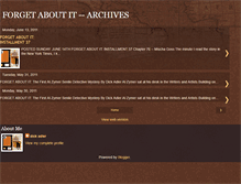 Tablet Screenshot of forgetaboutit-archives.blogspot.com