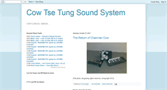 Desktop Screenshot of cowtsetungsoundsystem.blogspot.com