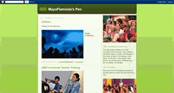 Desktop Screenshot of mayaflaminda.blogspot.com