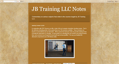 Desktop Screenshot of jb-training.blogspot.com