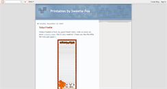 Desktop Screenshot of printablesbysweetiepea.blogspot.com