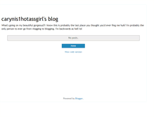 Tablet Screenshot of carynis1hotassgirl.blogspot.com