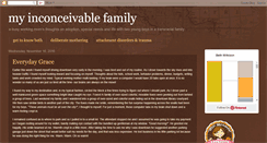 Desktop Screenshot of myinconceivablefamily.blogspot.com