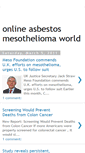 Mobile Screenshot of online-asbestosworld.blogspot.com