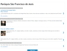 Tablet Screenshot of matrizsaofranciscodeassis.blogspot.com