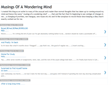 Tablet Screenshot of musingsofawonderingmind.blogspot.com